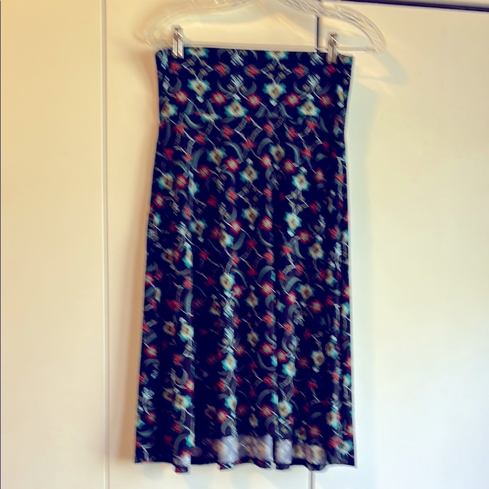 Lularoe Azure style skirt, floral print